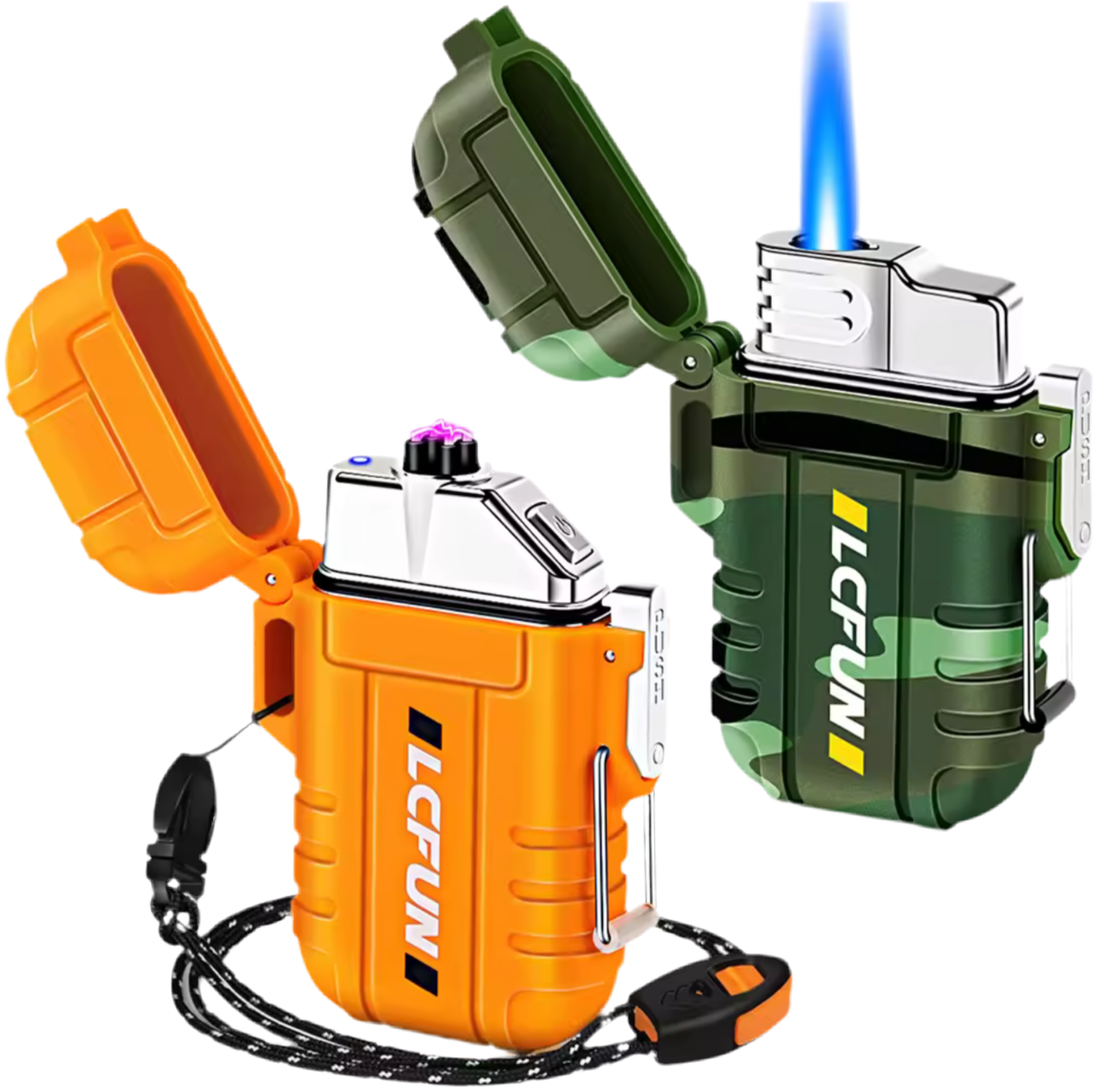 2 Pack Waterproof Lighters